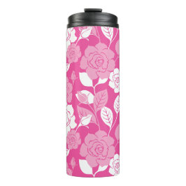 ROSE PATTERN (PINK) THERMOSBECHER