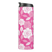 ROSE PATTERN (PINK) THERMOSBECHER (Nach rechts gedreht)
