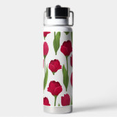 Rose Pattern Wasserflasche Trinkflasche (Hinten)