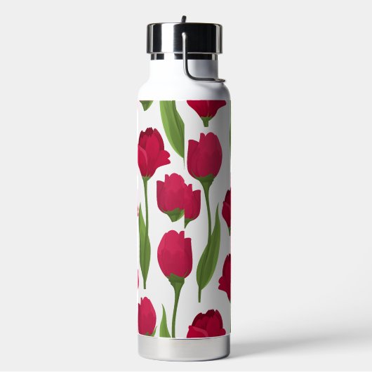 Rose Pattern Wasserflasche Trinkflasche (Links)