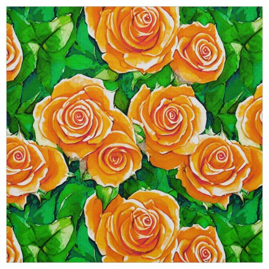 Rose Peach/Coral Orange Stoff (Muster)
