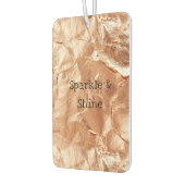 Rose Peach Gold Glam Autolufterfrischer (Links)