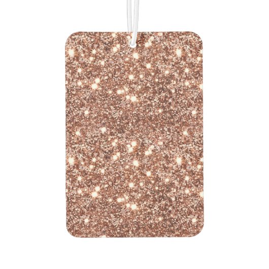 Rose Peach Gold Glam Autolufterfrischer (Rückseite)