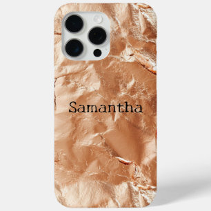 Rose Peach Gold Glam Case-Mate iPhone Hülle