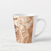 Rose Peach Gold Glam Milchtasse (Rechts)