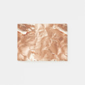 Rose Peach Gold Glam Post-it Klebezettel (Vorderseite)