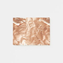 Rose Peach Gold Glam Post-it Klebezettel