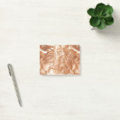 Rose Peach Gold Glam Post-it Klebezettel (Büro)