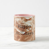 Rose Peach Gold Glam Tasse (Zentrum)