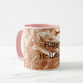 Rose Peach Gold Glam Tasse (Vorderseite Links)