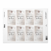 Rose Pearl and Dots Weinetikett 30 Jahre alt (Vorne)