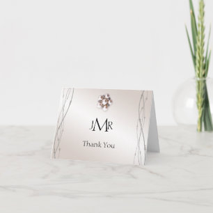 Rose Pearl und Dots 30. Jubiläum Danke schön