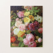 Rose, Peonies und andere Blume Niederländische Kun Puzzle (Vertikal)