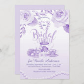 Rose & Perlen Ein perfektes Wochenende in Bellinzo Einladung (Vorne/Hinten)