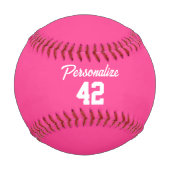Rose Personalisiert Baseball (Vorderseite)