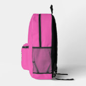 Rose Personalisiert Bedruckter Rucksack (Rechts)
