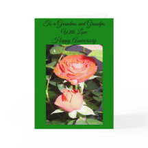 Rose Personalisiert Großeltern Hochzeitstag