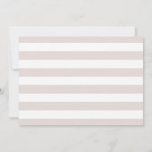 Rose | Personalisierte Stationierungskarte Mitteilungskarte (Rückseite)