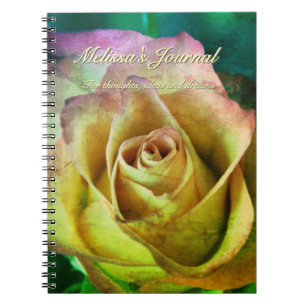 Rose Personalizable Journal oder Notebook Notizblock
