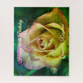Rose Personalizable Message Jigsaw Puzzle (Vertikal)