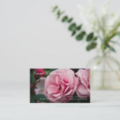 Rose • Persönliche Visitenkarte (Stehend Vorderseite)