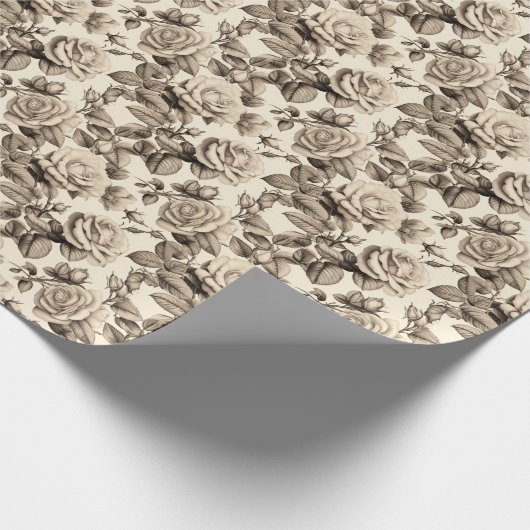 Rose Petal Geschenkpapier (Ecke)