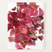 Rose Petal Pink Romantische Personalisiert Planer (Rückseite)