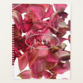 Rose Petal Pink Romantische Personalisiert Planer (Vorderseite)