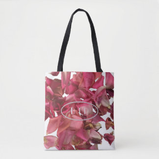 Rose Petal Pink Romantische Personalisiert Tasche