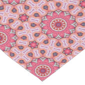 Rose Petal Tile Pattern Mittelgroßer Tischläufer (Ecke)