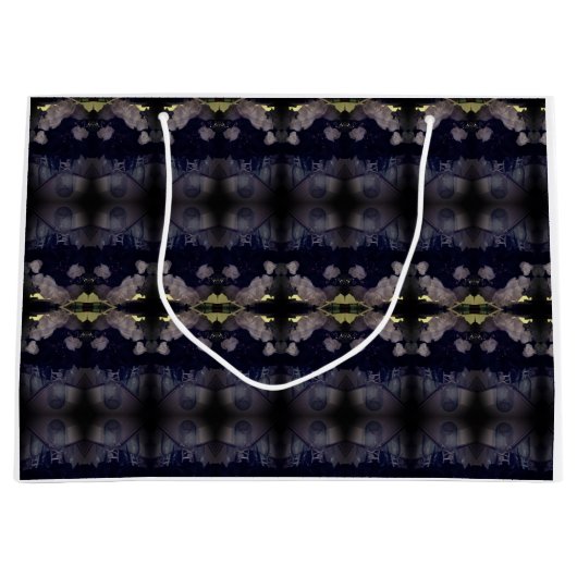 Rose-Petalen Große Geschenktüte (Vorderseite)