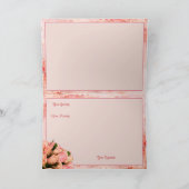 Rose Petalherz - Vorlage (Innenseite)