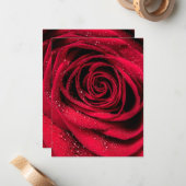 Rose Petals 1 Mitteilungskarte (Vorderseite/Rückseite Beispiel)