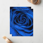 Rose Petals 3 Mitteilungskarte (Vorderseite/Rückseite Beispiel)