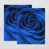 Rose Petals 3 Mitteilungskarte (Vorne/Hinten)