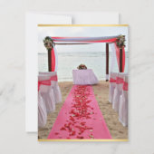 Rose Petals auf dem roten Teppich Einladung4 Einladung (Rückseite)