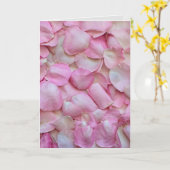 ROSE PETALS BIRTHDAKARTE KARTE (Gelbe Blume)