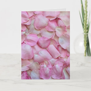 ROSE PETALS BIRTHDAKARTE KARTE