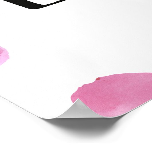 Rose Petals Bloom Poster (Ecke)