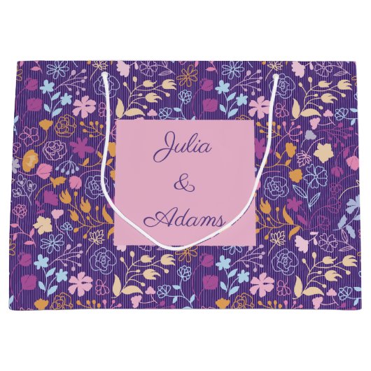 Rose & Petals Geschenktasche Große Geschenktüte (Vorderseite)