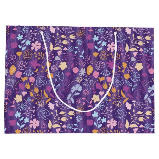 Rose & Petals Geschenktasche Große Geschenktüte (Rückseite)