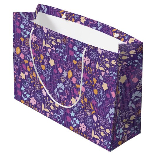 Rose & Petals Geschenktasche Große Geschenktüte (Rückseite Schrägansicht)