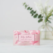 Rose Petals Imitate Visitenkarte aufzeichnen (Stehend Vorderseite)