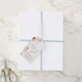 Rose Petals Petals Prosecco Boho Brautparty Geschenkanhänger (Mit Garn)