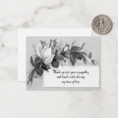 Rose Petals Vielen Dank Mitteilungskarte (Vorderseite/Rückseite Beispiel)