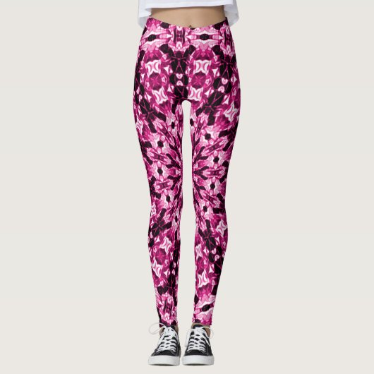 Rose Petals Zen Liebe Leggings (Vorderseite)