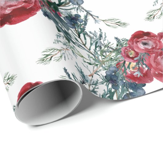 Rose Pine & Spruce Grüne Weinroute Mendrisiotto Geschenkpapier (Rolleneckpunkt)