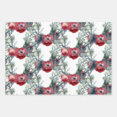 Rose Pine & Spruce Grüne Weinroute Mendrisiotto Geschenkpapier Set (Vorderseite 3)