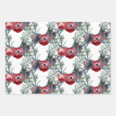 Rose Pine & Spruce Grüne Weinroute Mendrisiotto Geschenkpapier Set (Vorderseite)