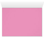 Rose Pink Black Luxe Damask Tischkarte (Innenansicht Horizontal (Unten))